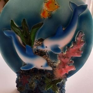 Decorative Dolphin and Undersea figurine